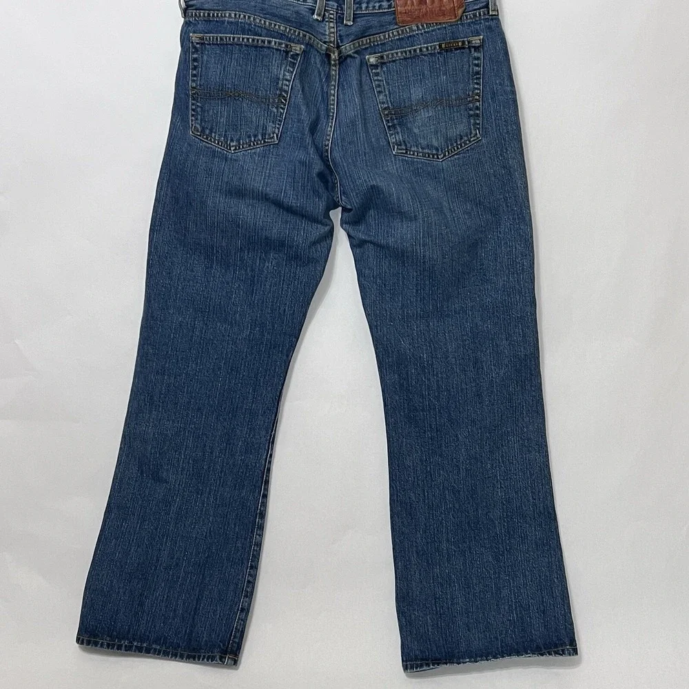 Lucky Brand Fender Denim Blue Jeans American Made Dungarees Classic Men 36x32